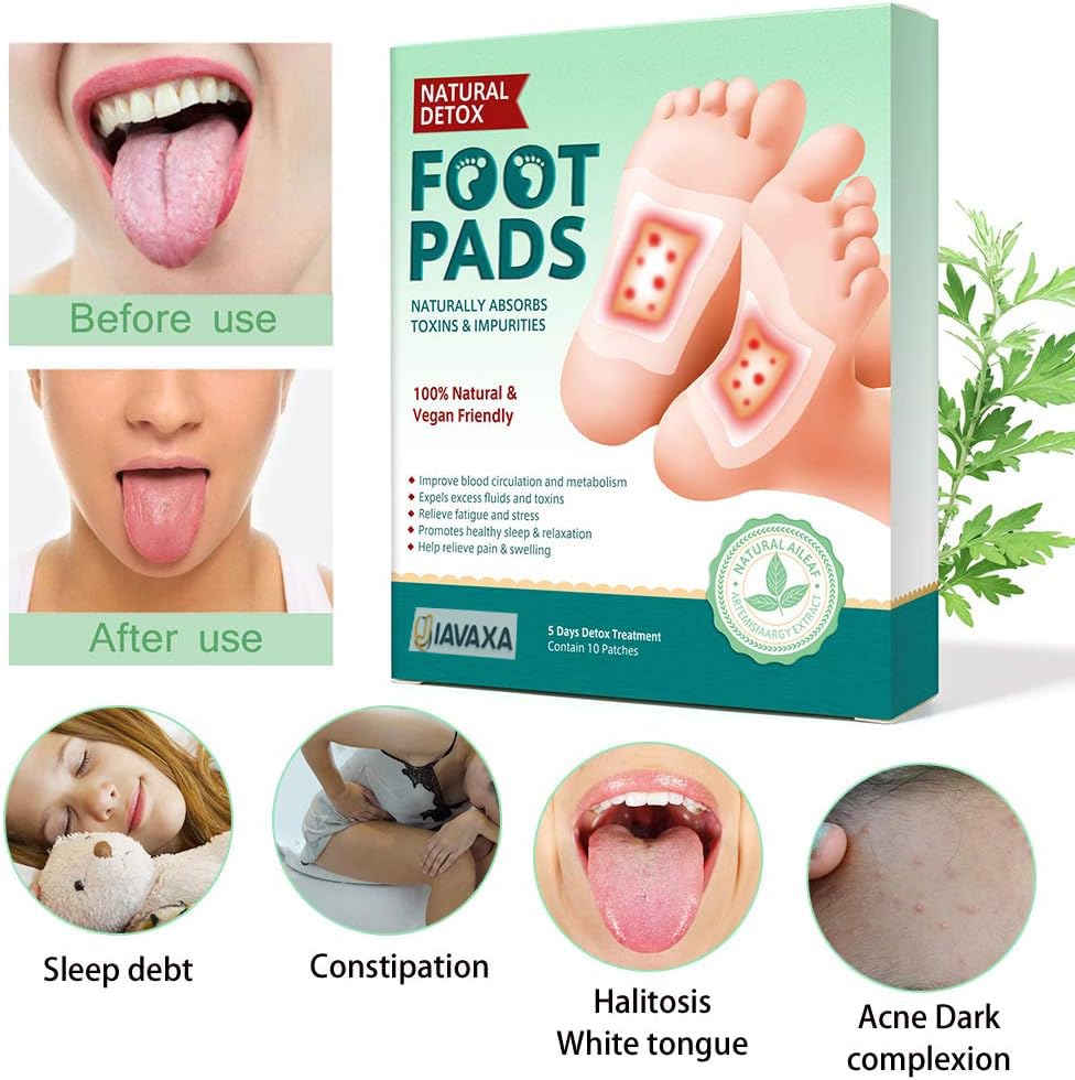 Premium Detox Foot Patches (Pack of 10) Buy 1 Get 1 Free!