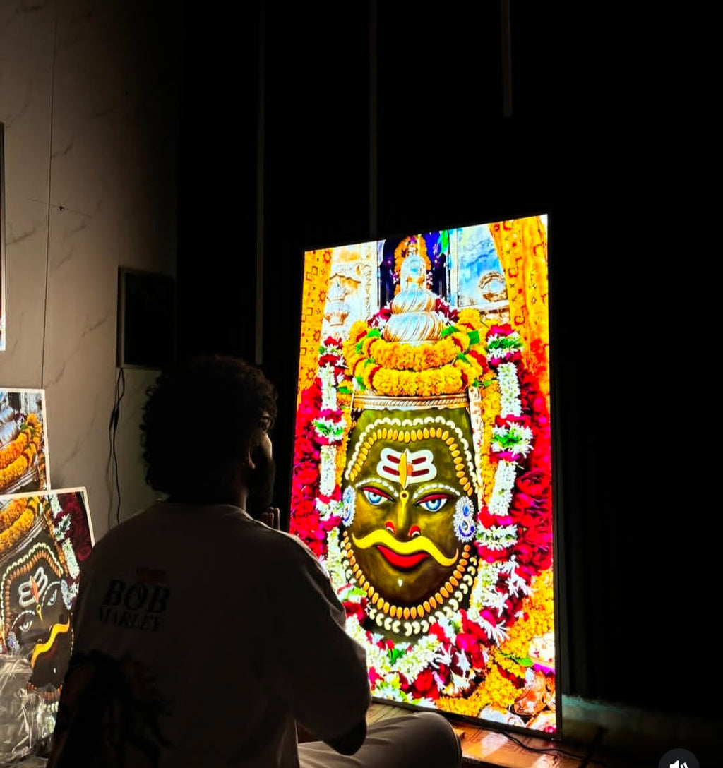 Ujjain Mahakal Premium Acrylic Glow Light Frame