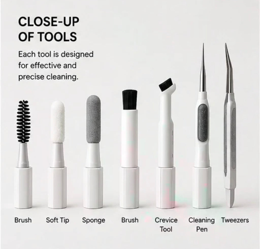 🧼 20-in-1 Ultimate Gadget Cleaning Kit – Clean, Care & Protect Your Devices ✨
