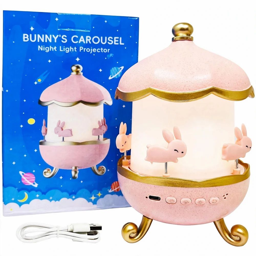 Unicorn Bunny Carousal Night Lamps