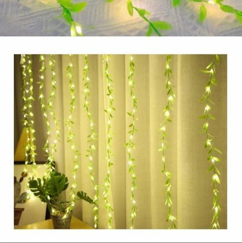 🌿Leaves Garland Curtain Lights | Warm White | Diwali Decoration