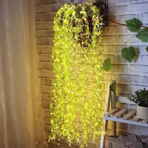 🌿Leaves Garland Curtain Lights | Warm White | Diwali Decoration